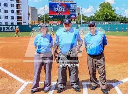 Thumbnail 3 in UIL Softball FInals Teams and Umpires photogallery.