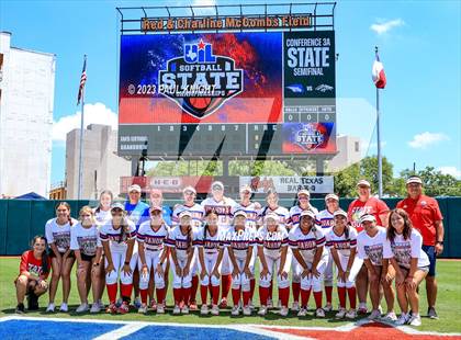 Thumbnail 1 in UIL Softball FInals Teams and Umpires photogallery.