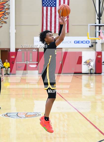 Thumbnail 1 in Paradise Honors vs. Clark (Hoophall West Tournament)  photogallery.