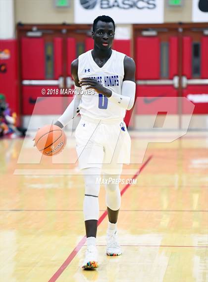Thumbnail 1 in Paradise Honors vs. Clark (Hoophall West Tournament)  photogallery.