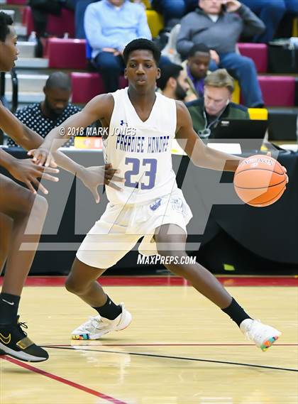 Thumbnail 3 in Paradise Honors vs. Clark (Hoophall West Tournament)  photogallery.