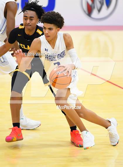 Thumbnail 2 in Paradise Honors vs. Clark (Hoophall West Tournament)  photogallery.
