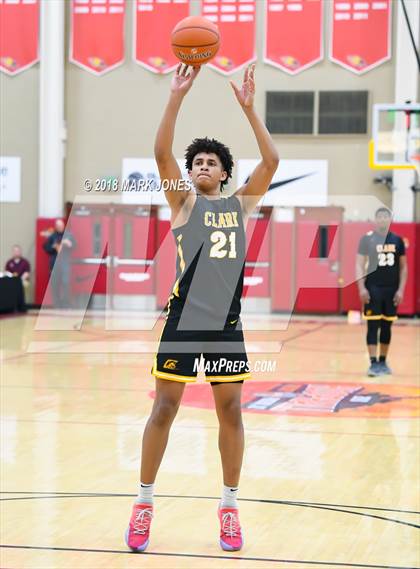Thumbnail 2 in Paradise Honors vs. Clark (Hoophall West Tournament)  photogallery.