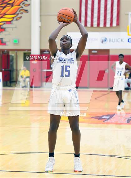 Thumbnail 3 in Paradise Honors vs. Clark (Hoophall West Tournament)  photogallery.