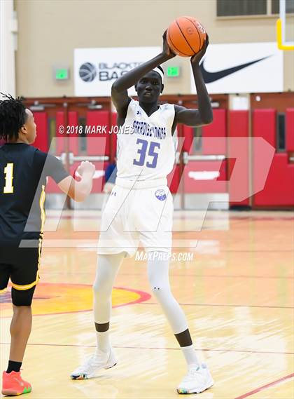 Thumbnail 3 in Paradise Honors vs. Clark (Hoophall West Tournament)  photogallery.