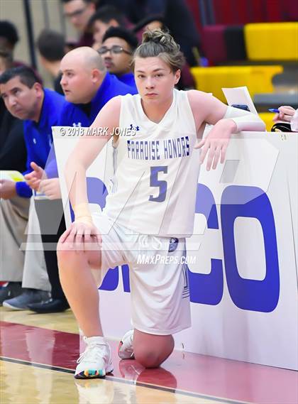Thumbnail 2 in Paradise Honors vs. Clark (Hoophall West Tournament)  photogallery.