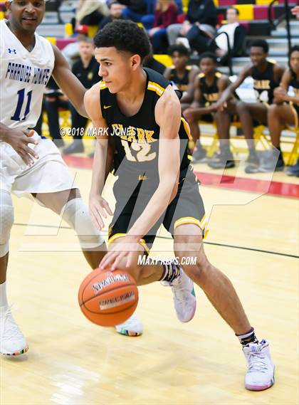 Thumbnail 1 in Paradise Honors vs. Clark (Hoophall West Tournament)  photogallery.