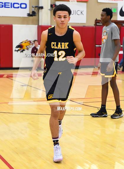 Thumbnail 2 in Paradise Honors vs. Clark (Hoophall West Tournament)  photogallery.
