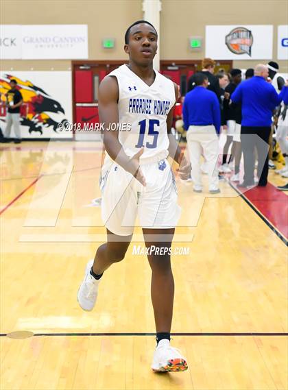 Thumbnail 3 in Paradise Honors vs. Clark (Hoophall West Tournament)  photogallery.