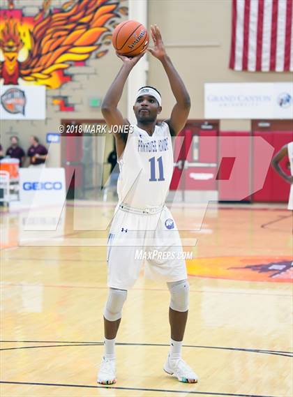 Thumbnail 3 in Paradise Honors vs. Clark (Hoophall West Tournament)  photogallery.