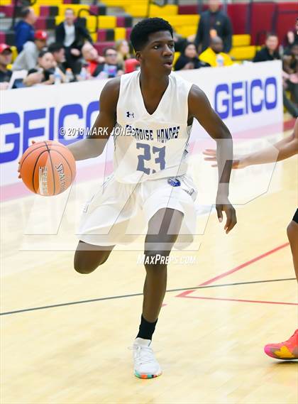 Thumbnail 2 in Paradise Honors vs. Clark (Hoophall West Tournament)  photogallery.