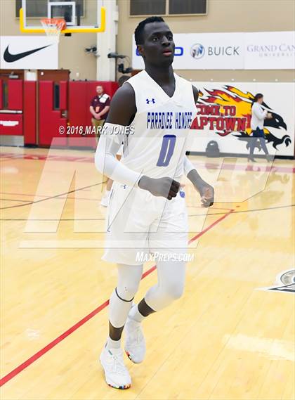 Thumbnail 1 in Paradise Honors vs. Clark (Hoophall West Tournament)  photogallery.