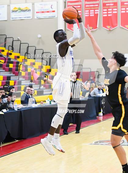 Thumbnail 3 in Paradise Honors vs. Clark (Hoophall West Tournament)  photogallery.