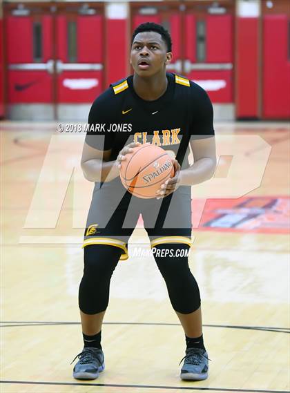 Thumbnail 1 in Paradise Honors vs. Clark (Hoophall West Tournament)  photogallery.