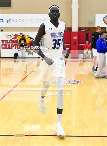 Thumbnail 1 in Paradise Honors vs. Clark (Hoophall West Tournament)  photogallery.