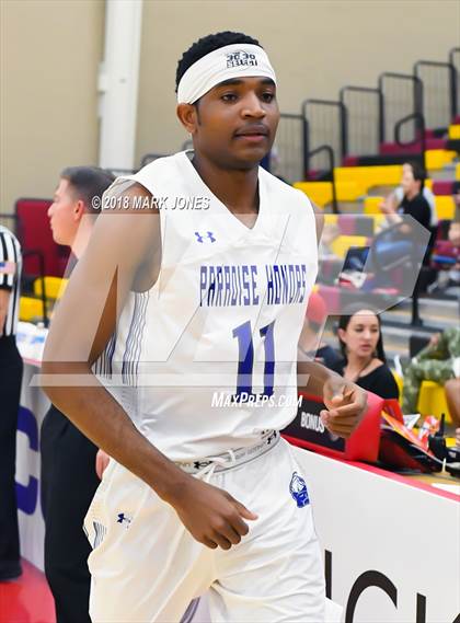 Thumbnail 2 in Paradise Honors vs. Clark (Hoophall West Tournament)  photogallery.