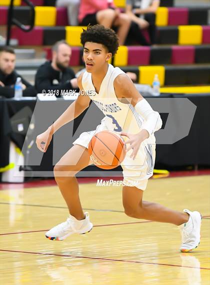 Thumbnail 1 in Paradise Honors vs. Clark (Hoophall West Tournament)  photogallery.