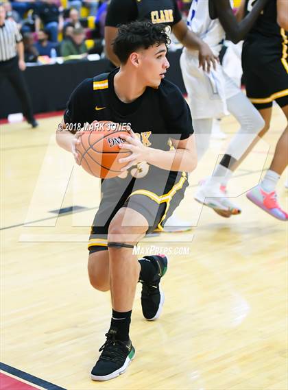 Thumbnail 3 in Paradise Honors vs. Clark (Hoophall West Tournament)  photogallery.