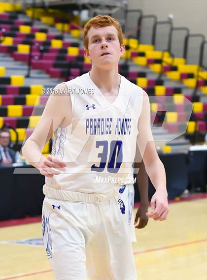 Thumbnail 3 in Paradise Honors vs. Clark (Hoophall West Tournament)  photogallery.