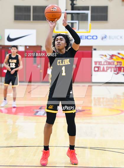 Thumbnail 3 in Paradise Honors vs. Clark (Hoophall West Tournament)  photogallery.