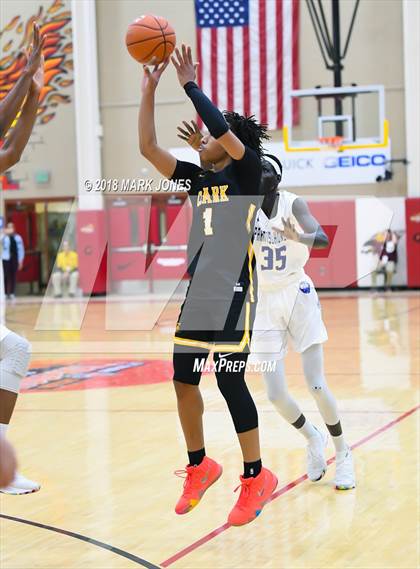 Thumbnail 3 in Paradise Honors vs. Clark (Hoophall West Tournament)  photogallery.