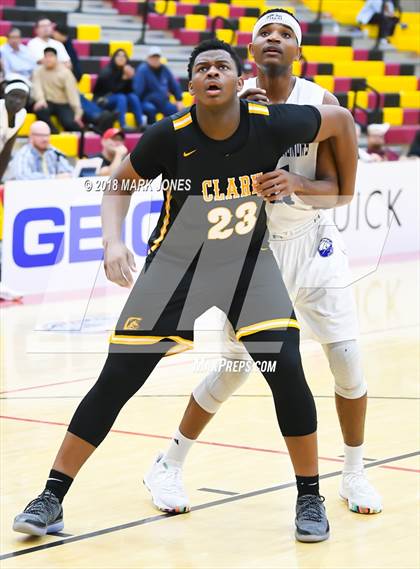 Thumbnail 1 in Paradise Honors vs. Clark (Hoophall West Tournament)  photogallery.