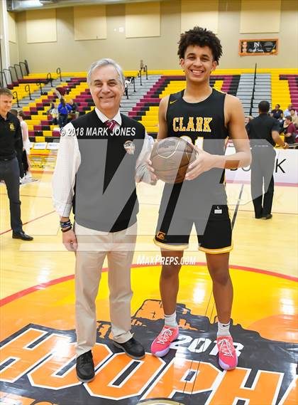Thumbnail 2 in Paradise Honors vs. Clark (Hoophall West Tournament)  photogallery.