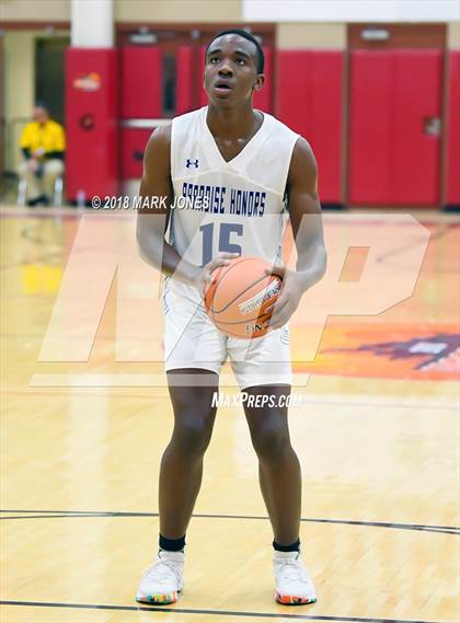 Thumbnail 1 in Paradise Honors vs. Clark (Hoophall West Tournament)  photogallery.