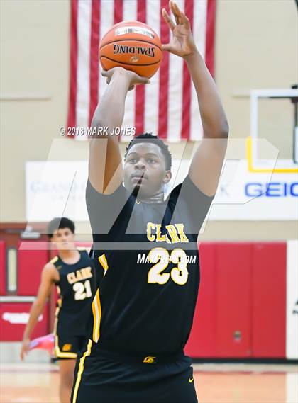 Thumbnail 3 in Paradise Honors vs. Clark (Hoophall West Tournament)  photogallery.