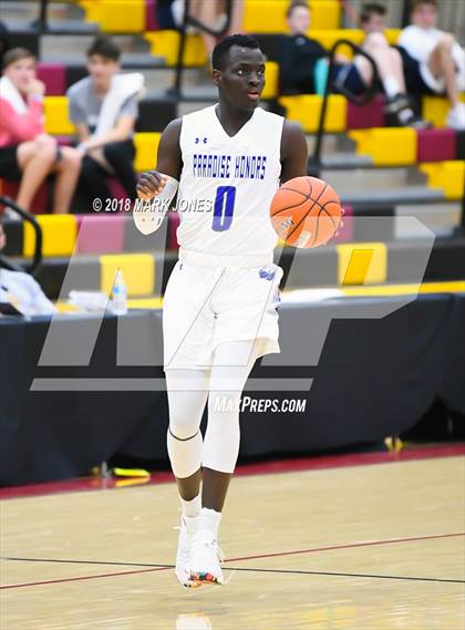 Thumbnail 2 in Paradise Honors vs. Clark (Hoophall West Tournament)  photogallery.