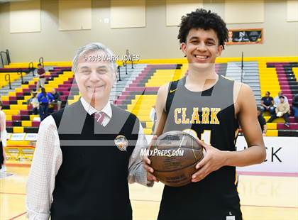 Thumbnail 3 in Paradise Honors vs. Clark (Hoophall West Tournament)  photogallery.