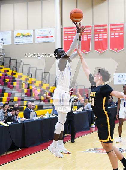 Thumbnail 1 in Paradise Honors vs. Clark (Hoophall West Tournament)  photogallery.