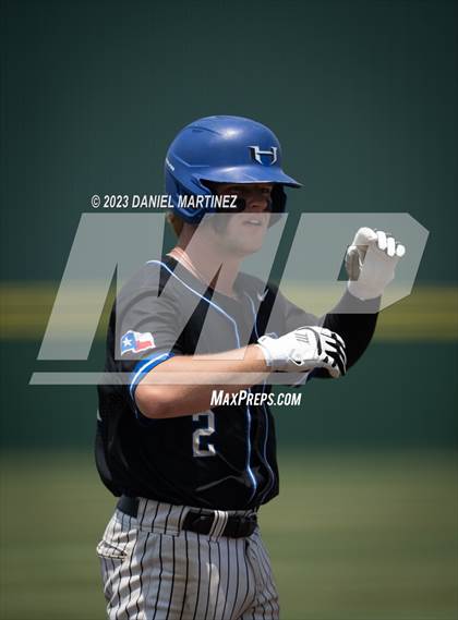 Thumbnail 3 in Hebron vs. Little Elm (UIL 6A Baseball Region 1 Bi-District) photogallery.