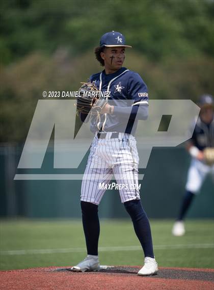 Thumbnail 1 in Hebron vs. Little Elm (UIL 6A Baseball Region 1 Bi-District) photogallery.