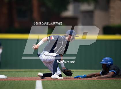 Thumbnail 3 in Hebron vs. Little Elm (UIL 6A Baseball Region 1 Bi-District) photogallery.