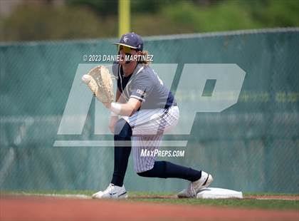 Thumbnail 3 in Hebron vs. Little Elm (UIL 6A Baseball Region 1 Bi-District) photogallery.