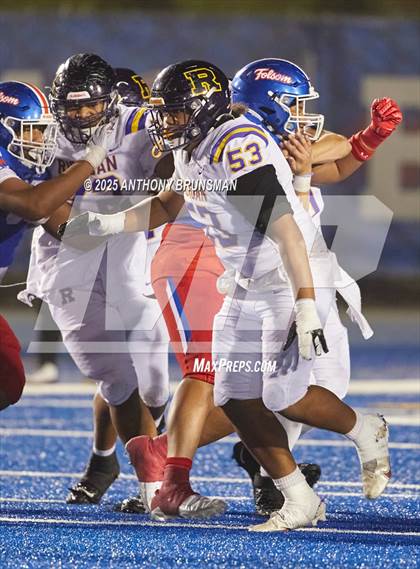 Thumbnail 1 in Archbishop Riordan @ Folsom (CIF NorCal Regional Division 1-AA Final) photogallery.