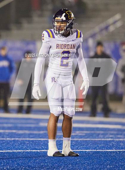 Thumbnail 1 in Archbishop Riordan @ Folsom (CIF NorCal Regional Division 1-AA Final) photogallery.