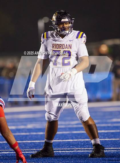 Thumbnail 1 in Archbishop Riordan @ Folsom (CIF NorCal Regional Division 1-AA Final) photogallery.