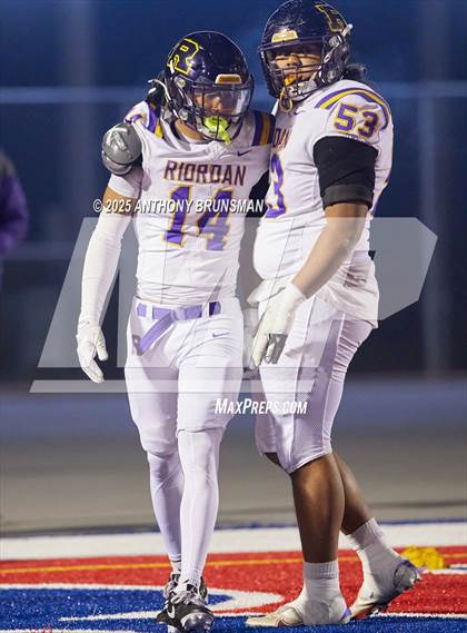 Thumbnail 2 in Archbishop Riordan @ Folsom (CIF NorCal Regional Division 1-AA Final) photogallery.