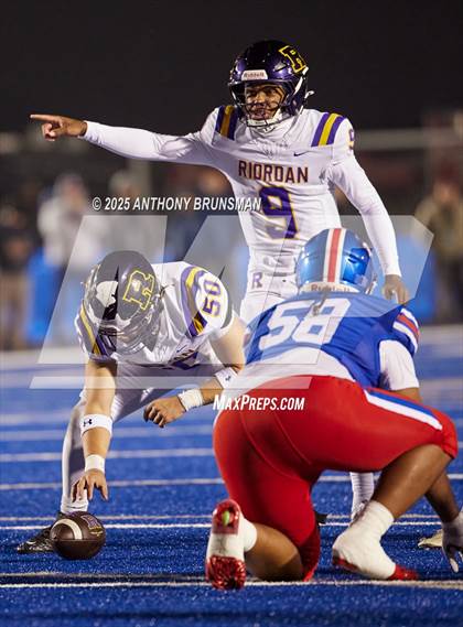Thumbnail 3 in Archbishop Riordan @ Folsom (CIF NorCal Regional Division 1-AA Final) photogallery.