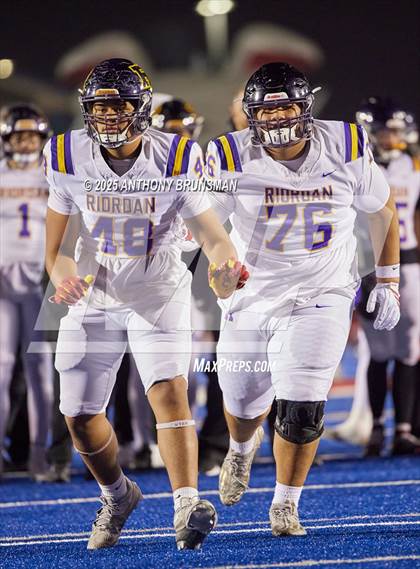 Thumbnail 2 in Archbishop Riordan @ Folsom (CIF NorCal Regional Division 1-AA Final) photogallery.
