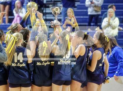 Thumbnail 2 in Pace Academy vs Marist (GHSA AAAA State Volleyball Final) photogallery.