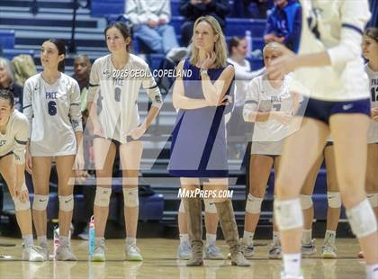 Thumbnail 2 in Pace Academy vs Marist (GHSA AAAA State Volleyball Final) photogallery.