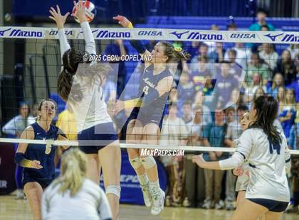 Thumbnail 3 in Pace Academy vs Marist (GHSA AAAA State Volleyball Final) photogallery.