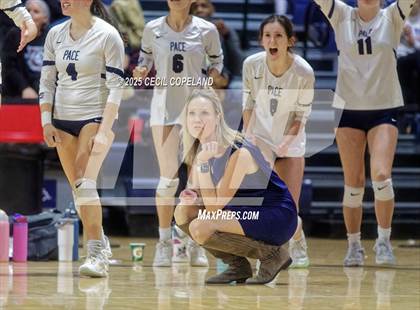Thumbnail 3 in Pace Academy vs Marist (GHSA AAAA State Volleyball Final) photogallery.