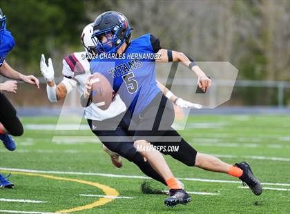 Thumbnail 2 in Lubbock Titans vs. Harvest Christian Academy (TAIAO Division II Final) photogallery.