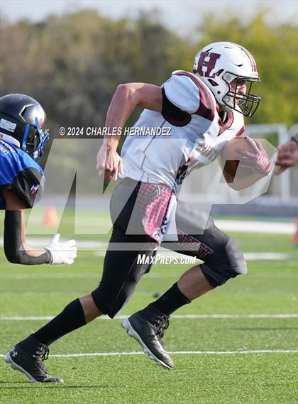 Thumbnail 3 in Lubbock Titans vs. Harvest Christian Academy (TAIAO Division II Final) photogallery.