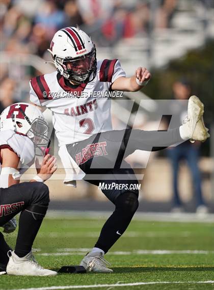 Thumbnail 3 in Lubbock Titans vs. Harvest Christian Academy (TAIAO Division II Final) photogallery.