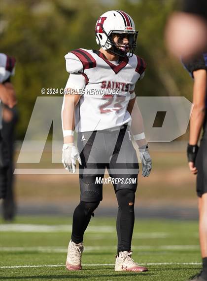 Thumbnail 3 in Lubbock Titans vs. Harvest Christian Academy (TAIAO Division II Final) photogallery.